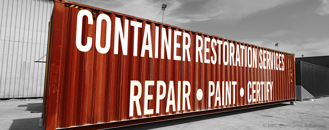 Container restoration services in Dubai