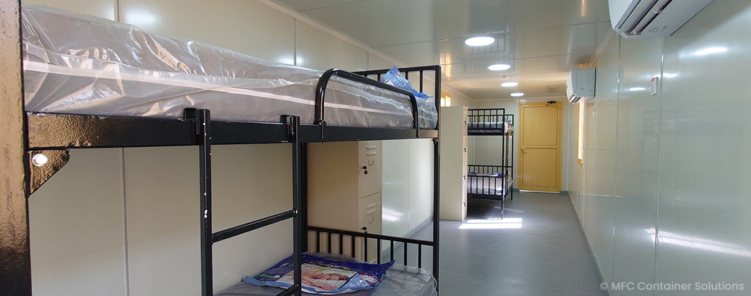 Accommodation-container-interior-with-beds